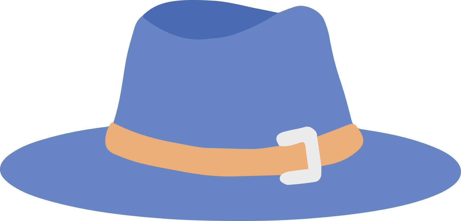 illustration de chapeau de cowboy dessiné à la main vecteur