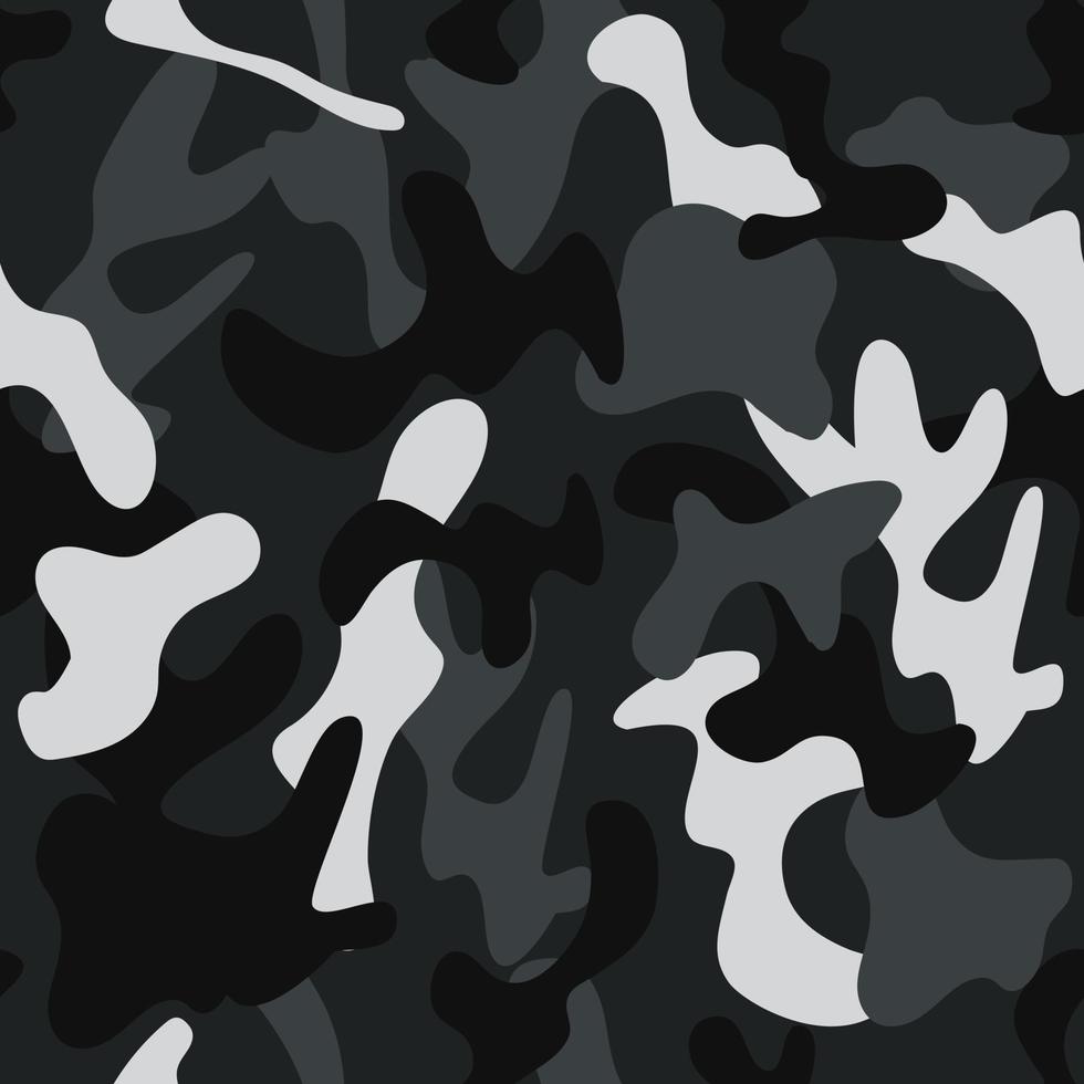 le camouflage militaire de texture répète le modèle de vecteur sans couture pour le tissu, le fond, le papier peint et d'autres