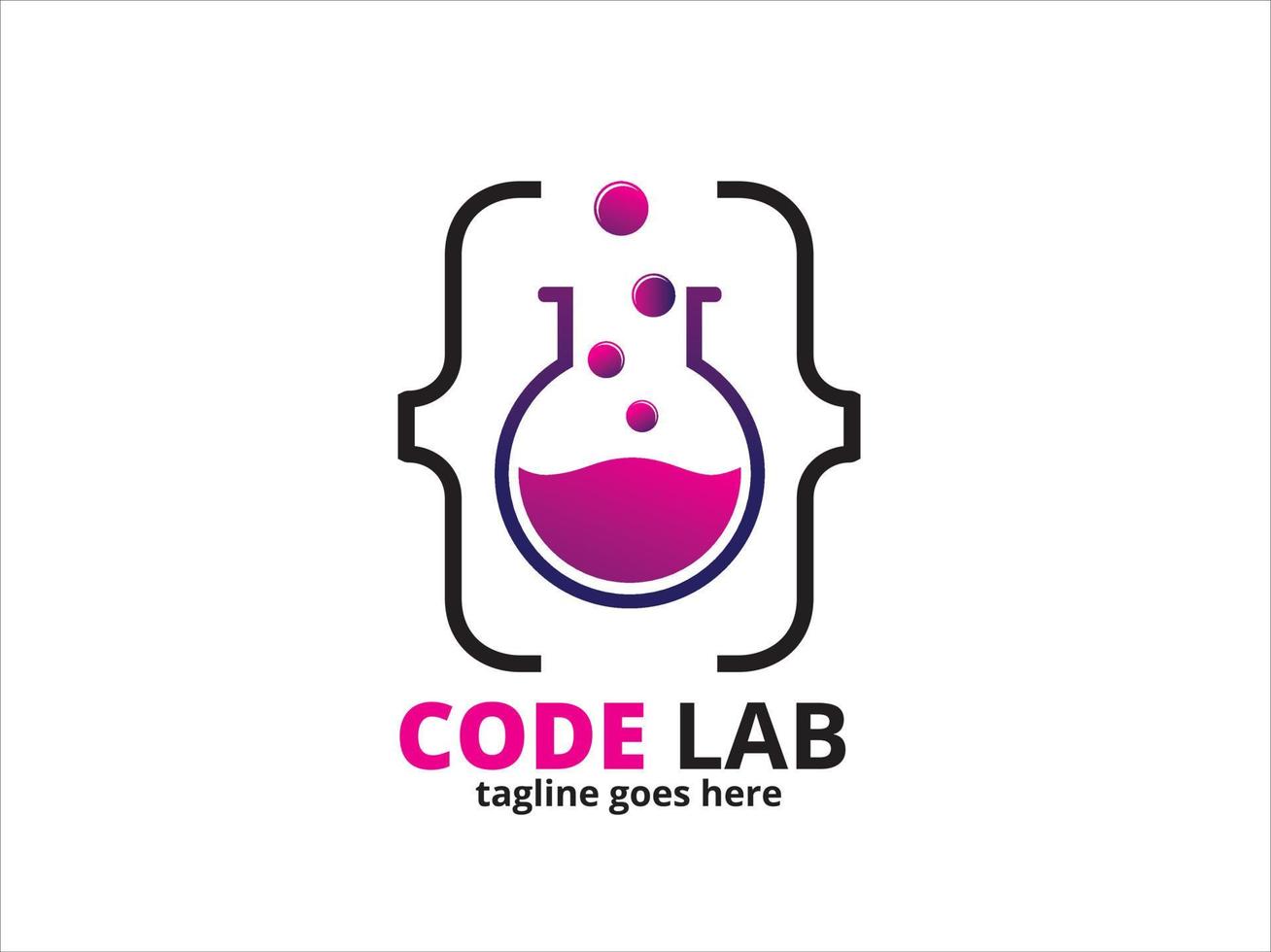 logo du laboratoire de code vecteur