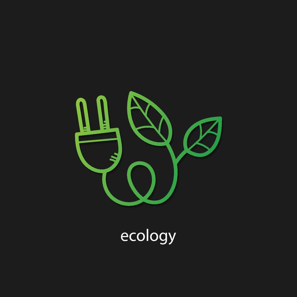 vecteur de logo écologie