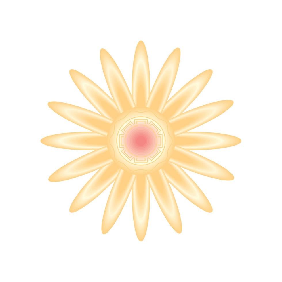 fleur jaune nature vecteur