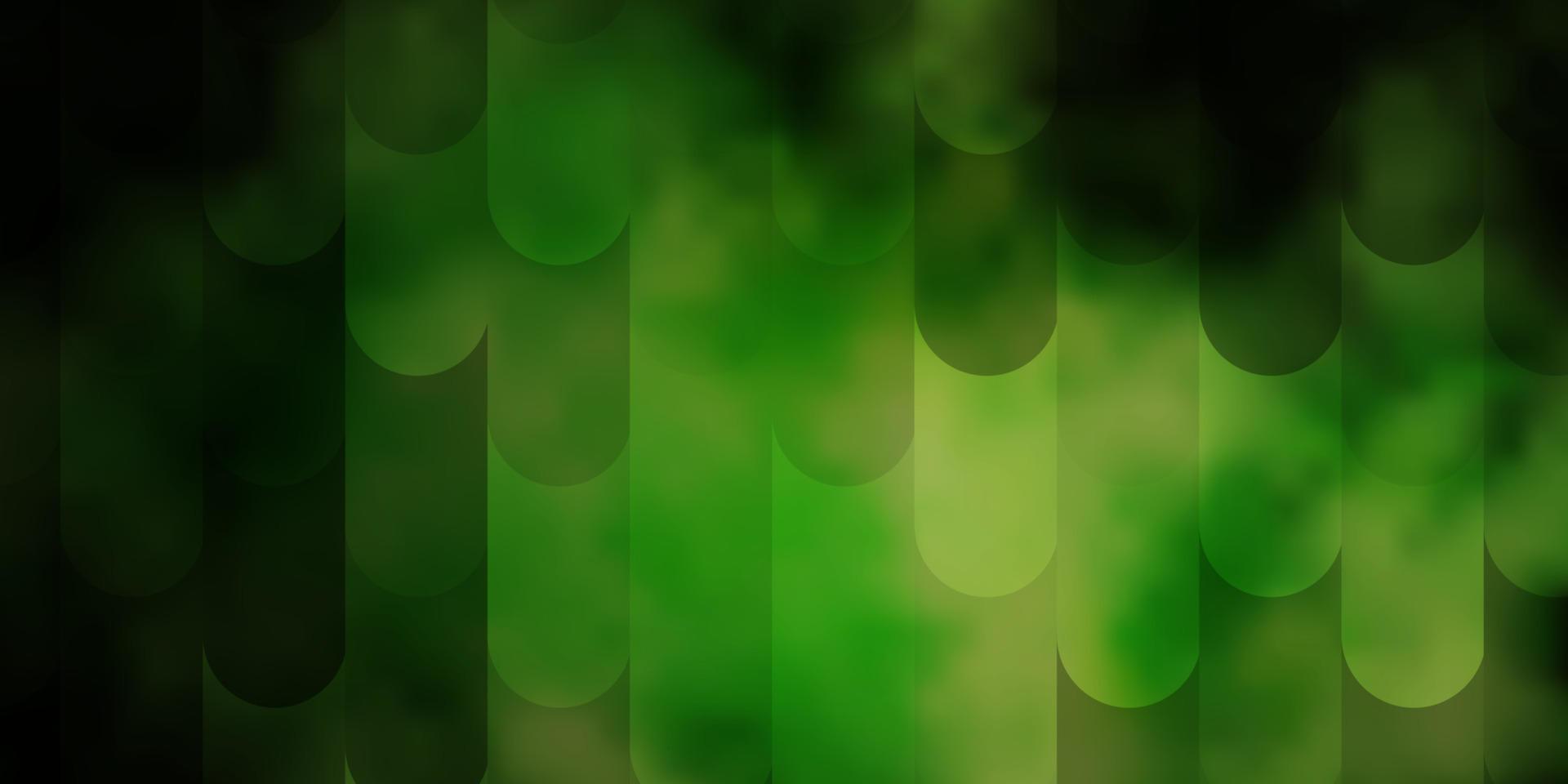 texture de vecteur vert clair, jaune avec des lignes.