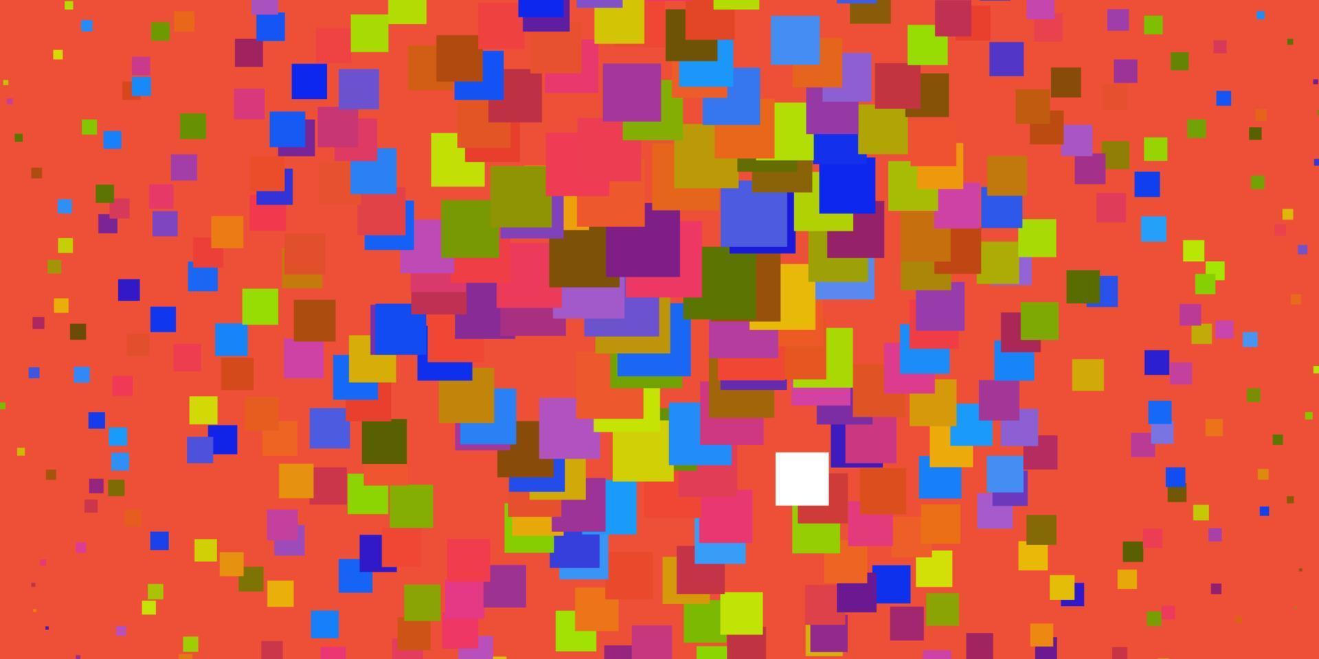 modèle de vecteur multicolore clair dans les rectangles.