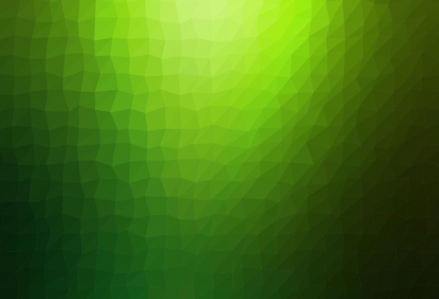 modèle polygonal de vecteur vert clair.