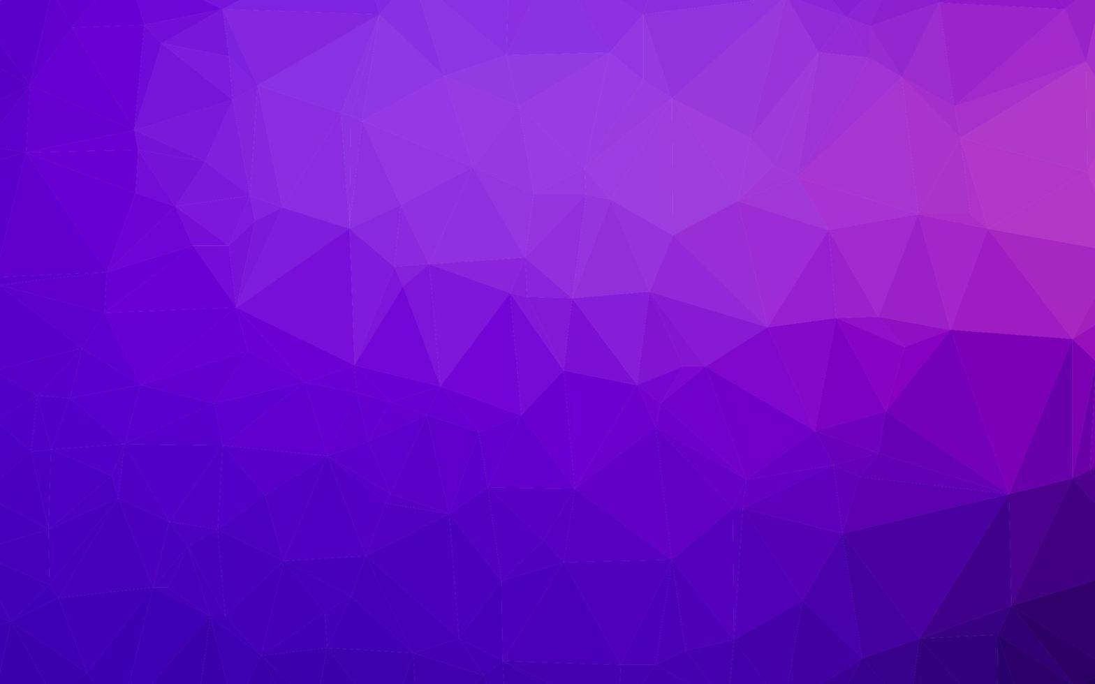 couverture polygonale abstraite de vecteur violet clair.