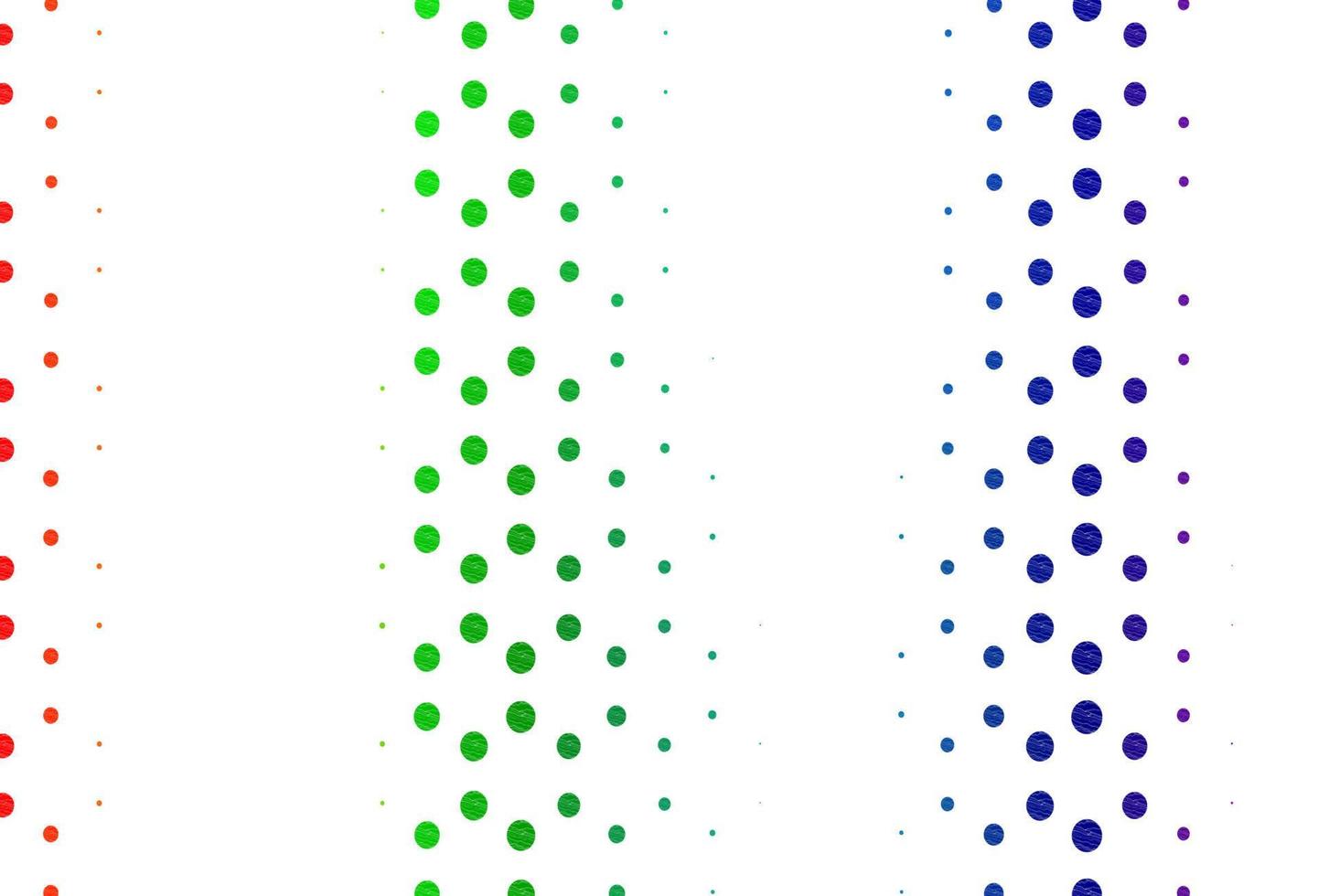 couverture vectorielle multicolore légère et arc-en-ciel avec des taches. vecteur