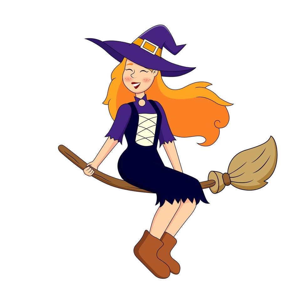 dessin animé fée fille avec baguette magique et ailes souriantes. costume  d'halloween pour fille. 6096761 Art vectoriel chez Vecteezy