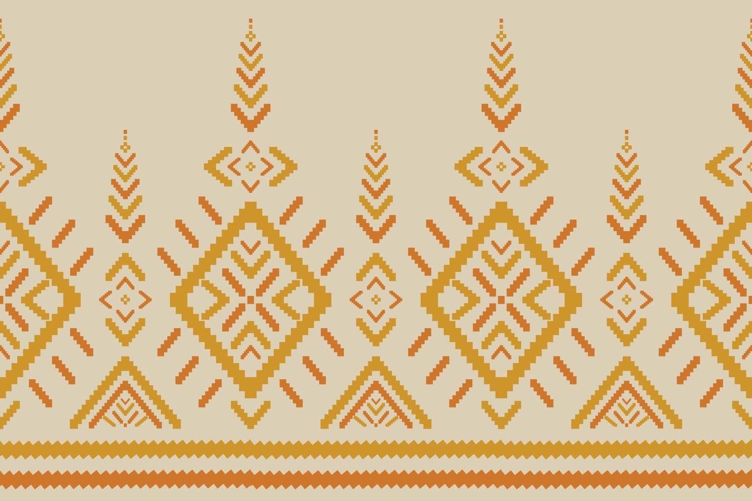 art abstrait ethnique ikat. motif géométrique sans soudure en tribal. tissu style indien. vecteur