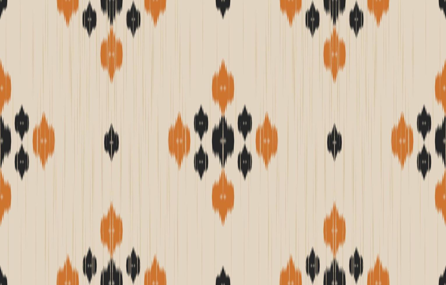 tissu motif ethnique art. modèle sans couture ikat en tribal. tissu style indien. vecteur