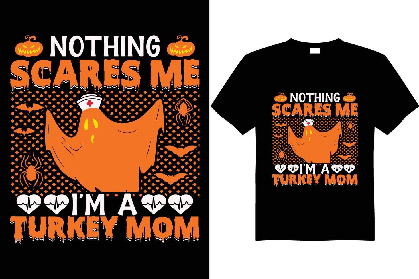 halloween t shirt design vecteur turquie maman et infirmière t shirt