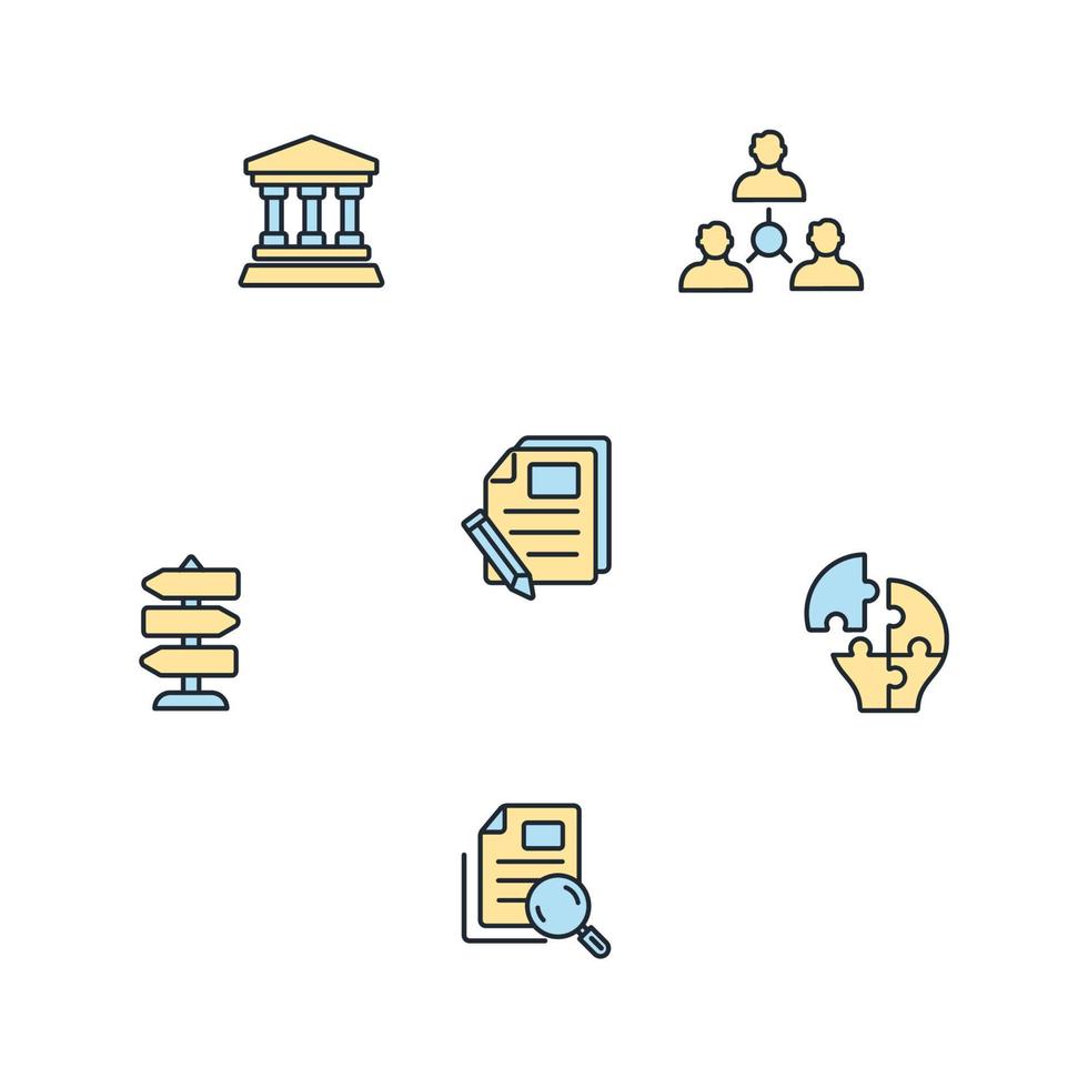 ensemble d'icônes de conformité. éléments de vecteur de symbole de pack de conformité pour le web infographique