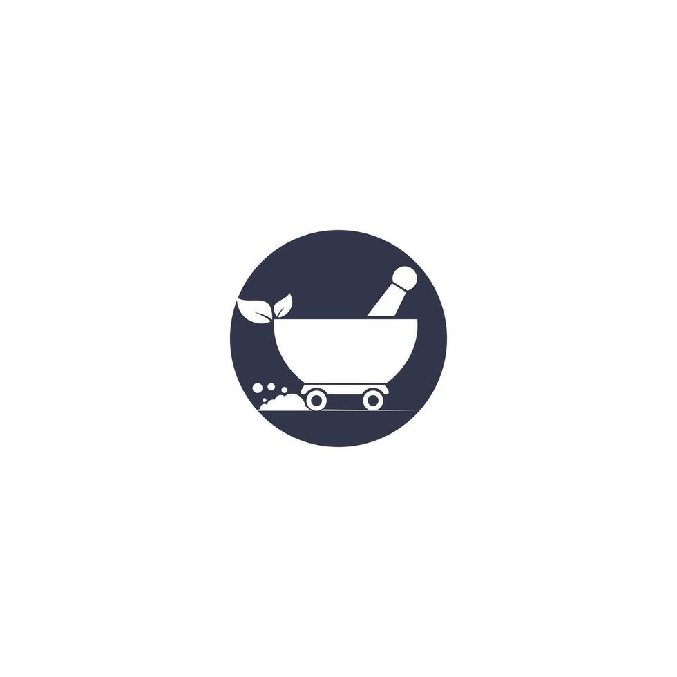 conception d'icône de logo de livraison de médecine. illustration d'icône vectorielle de logo de livraison de médicaments rapide rapide. vecteur