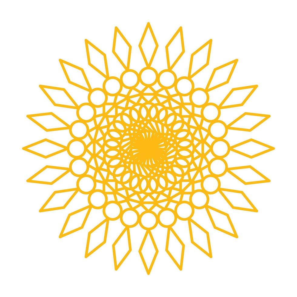 illustration d'icône vecteur soleil simple et unique