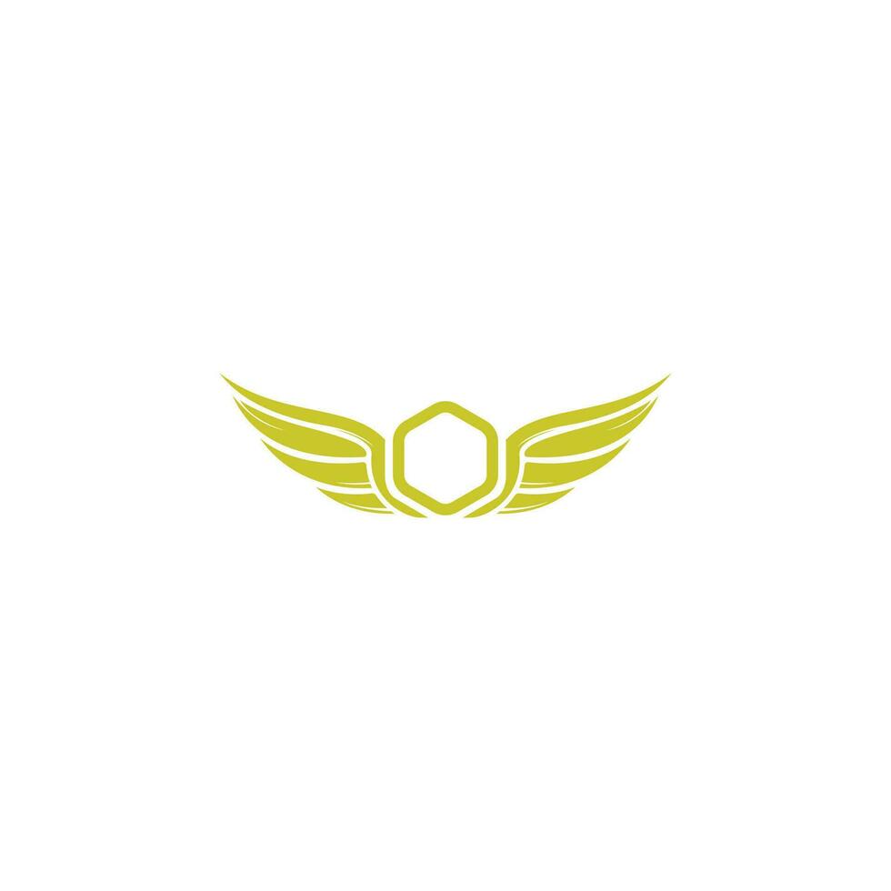 conception de vecteur de logo d'ailes. concept de logo d'aviation.