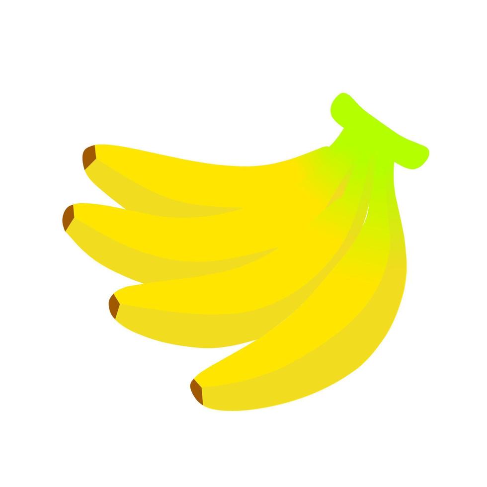 icône de banane fraîche, illustration graphique vectorielle vecteur