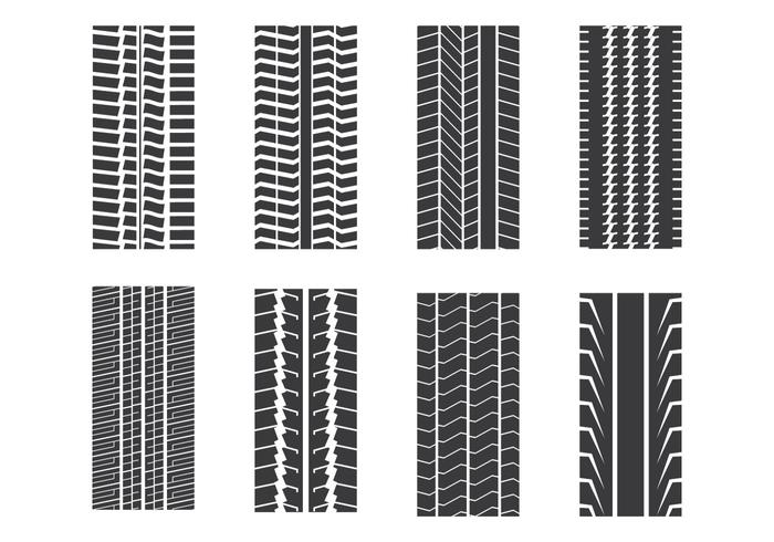 Ensemble de marquage des pneus vecteur
