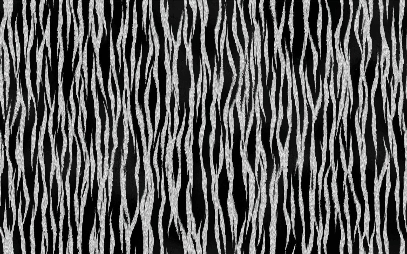 camouflage tigre texture transparente motif fond blanc et rayures noires fourrure élégante impression vecteur