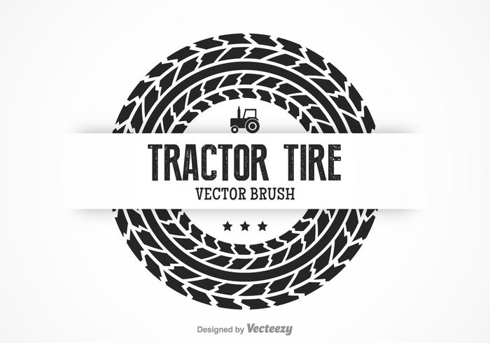 Brosse vectorielle gratuite pour tracteur vecteur
