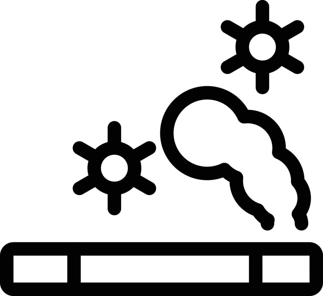 pas d'illustration vectorielle de fumée sur un arrière-plan.symboles de qualité premium.icônes vectorielles pour le concept et la conception graphique. vecteur