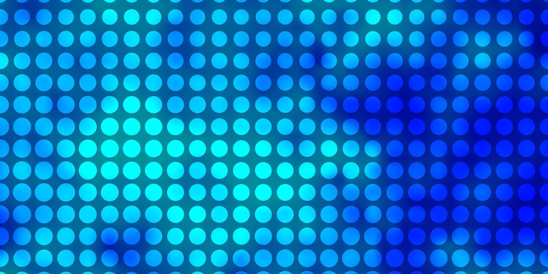 texture de vecteur bleu clair avec des cercles.