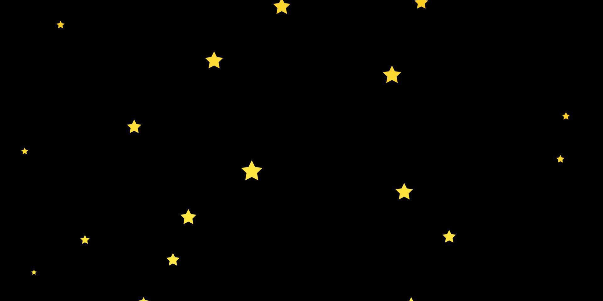 modèle vectoriel jaune foncé avec des étoiles au néon.