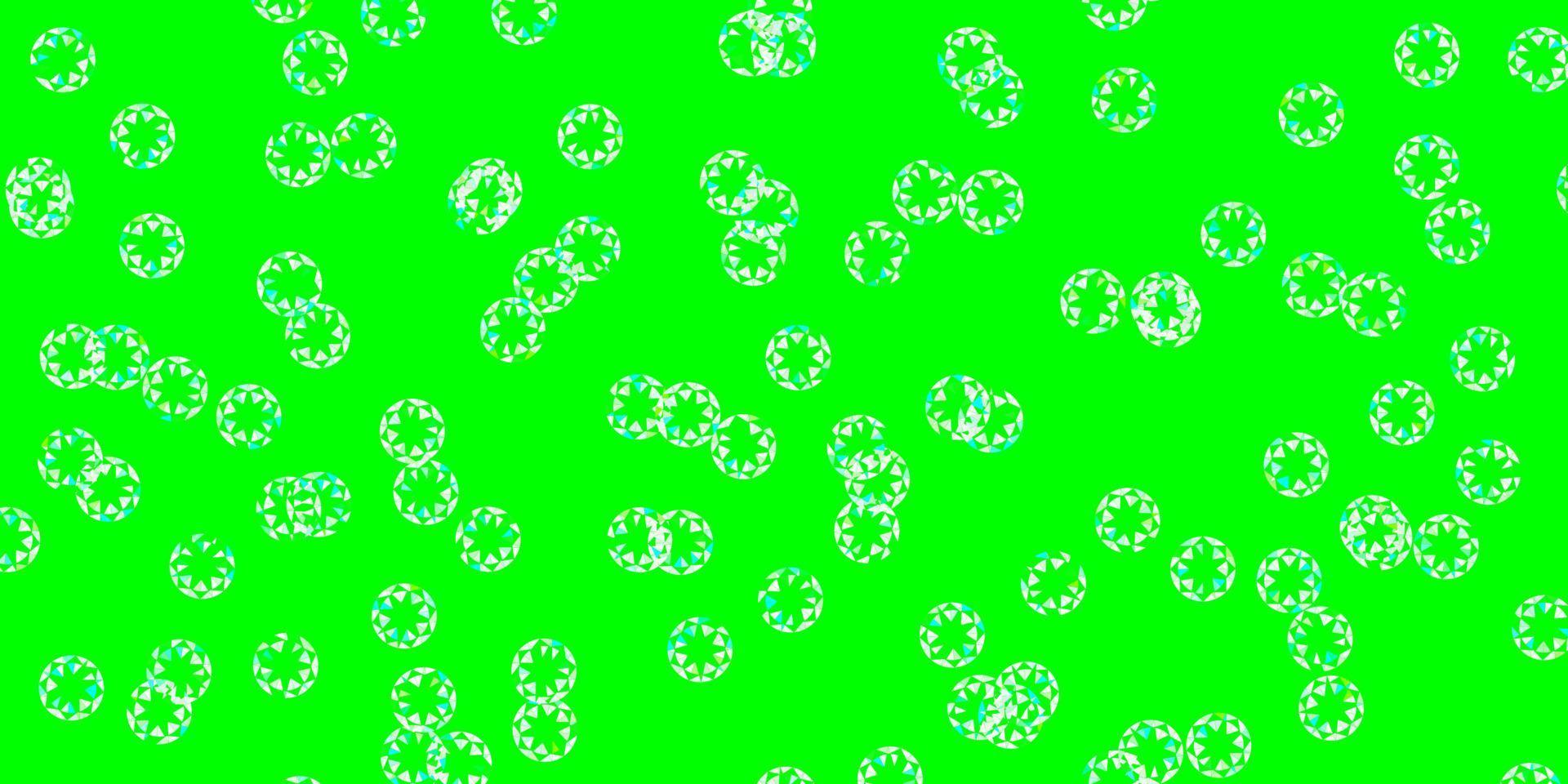 modèle vectoriel vert clair avec des cercles.