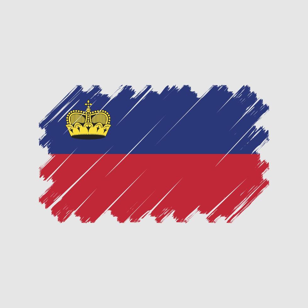 vecteur de drapeau liechtenstein. drapeau national