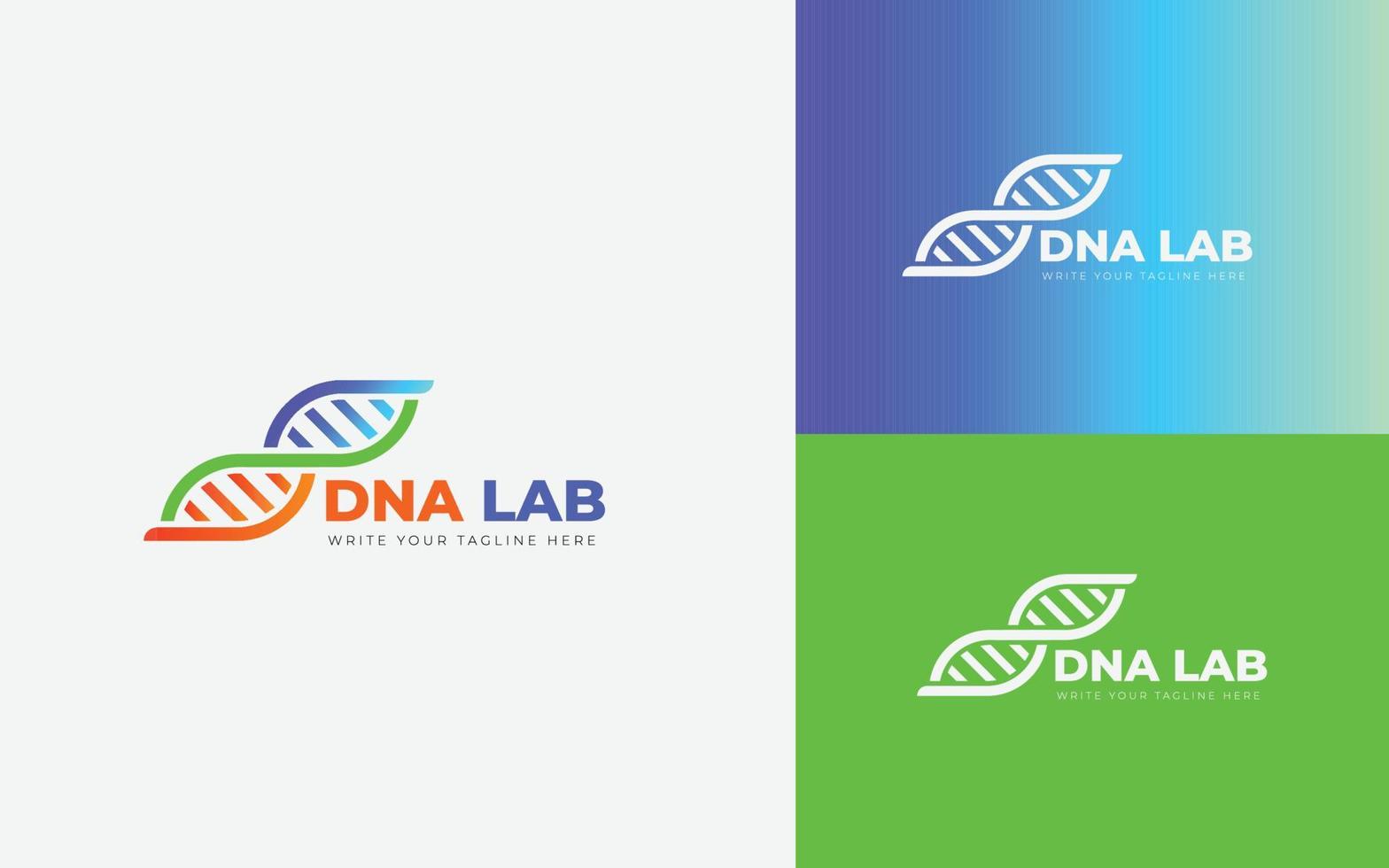 technologie bio avec logo de concept d'adn, création vectorielle de logo de biologie vecteur