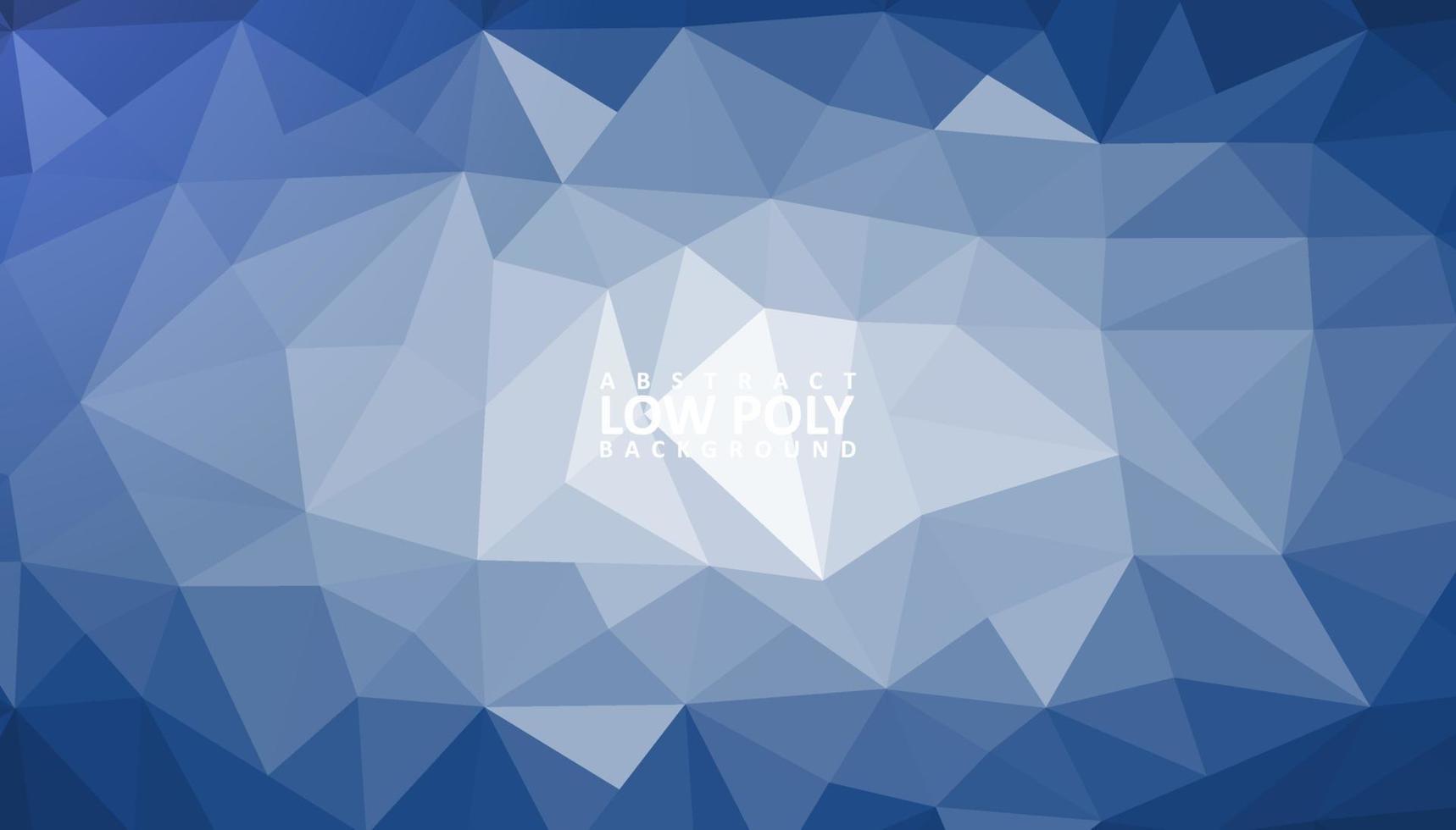 abstrait low poly avec des formes triangulaires vecteur