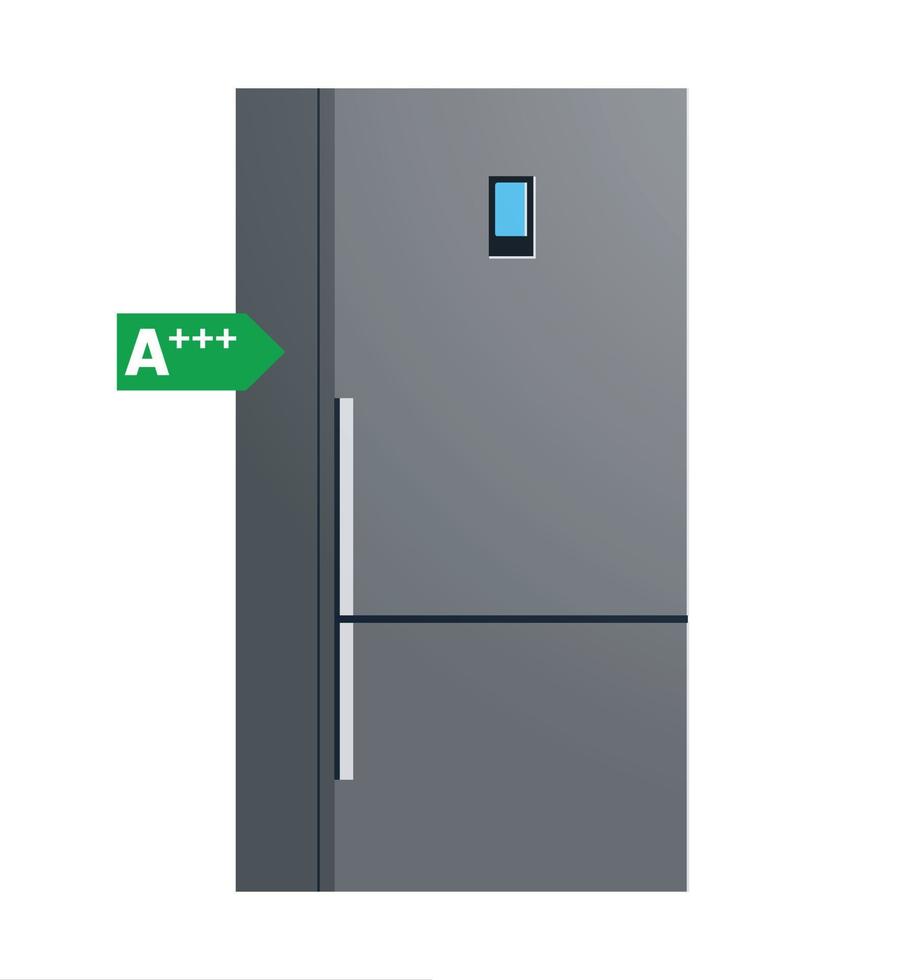 illustration vectorielle plane réfrigérateur et réfrigérateur. vecteur