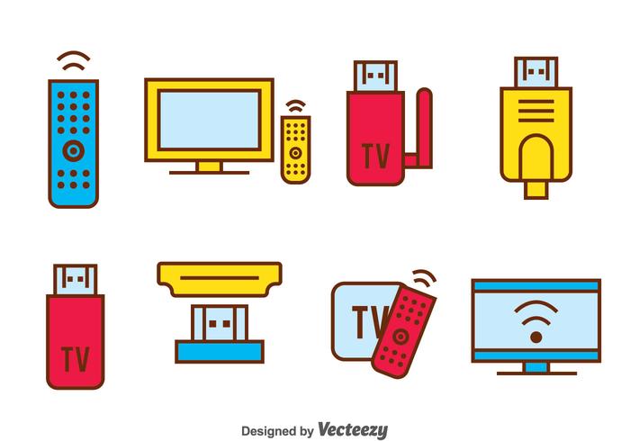 Vector de connexion de télévision