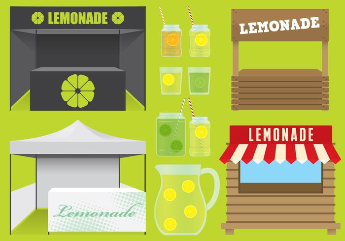 Supports de limonade vecteur