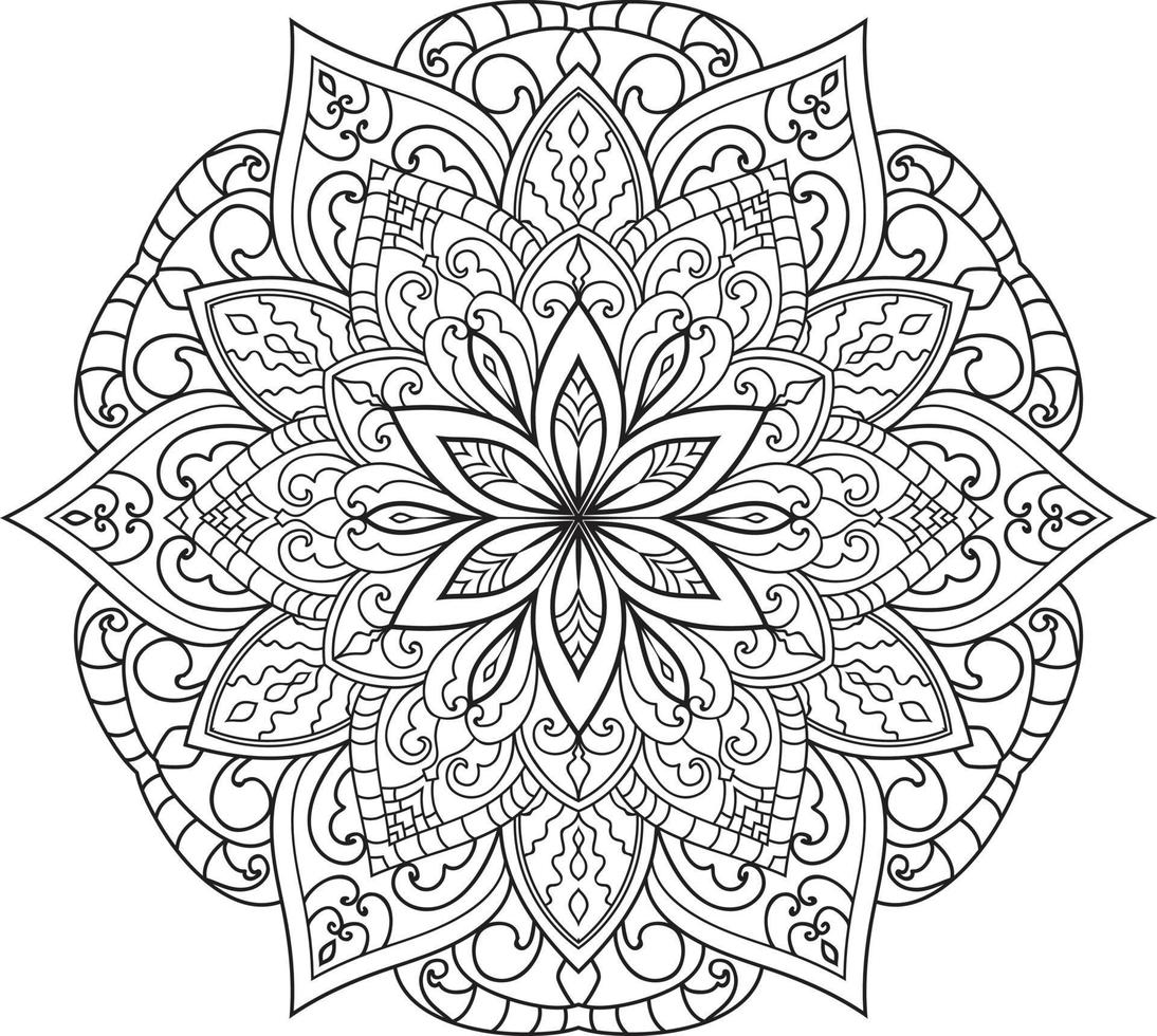 mandala pro vecteur