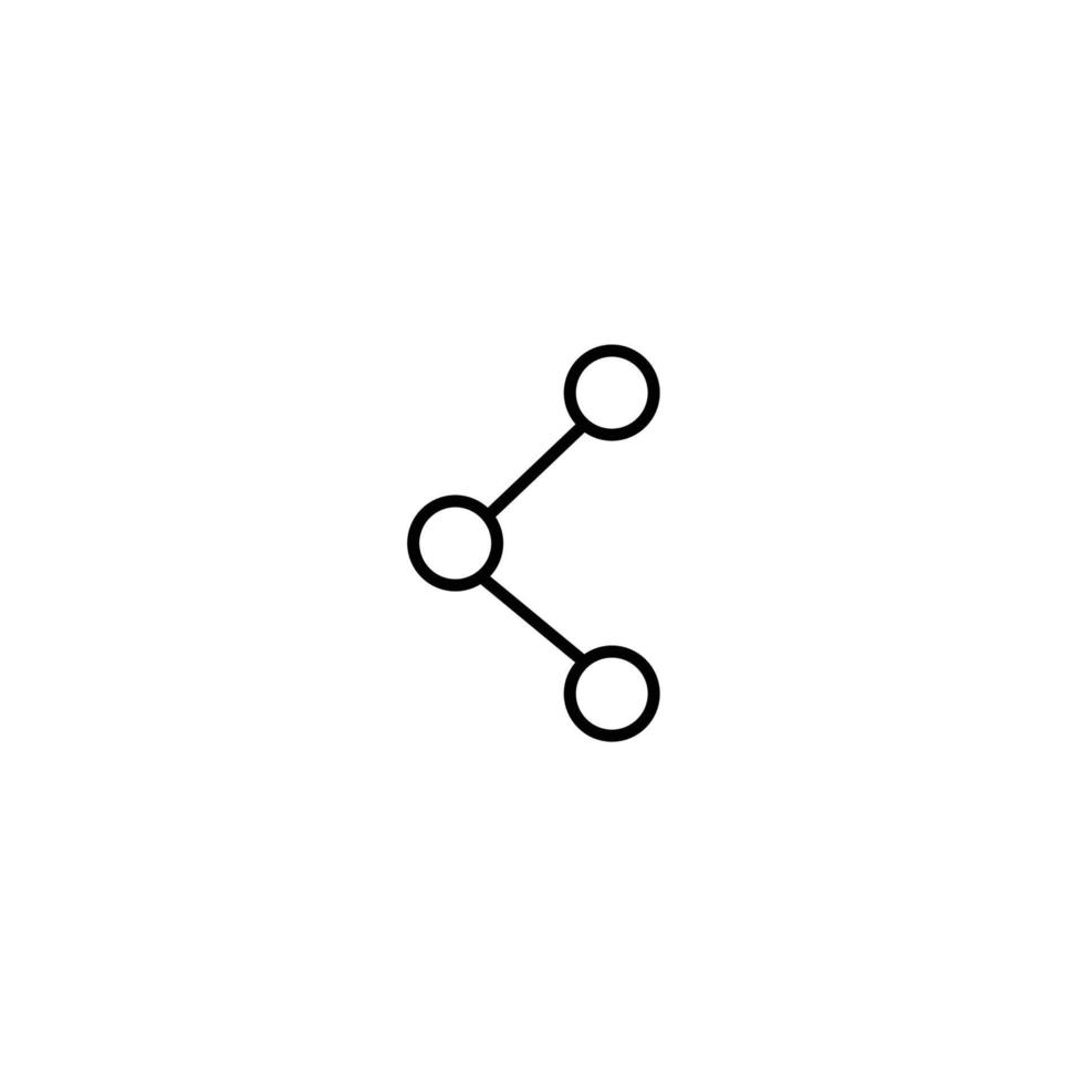 symbole de contour vectoriel adapté aux pages Internet, sites, magasins, magasins, réseaux sociaux. trait modifiable. icône de la ligne de l'algorithme