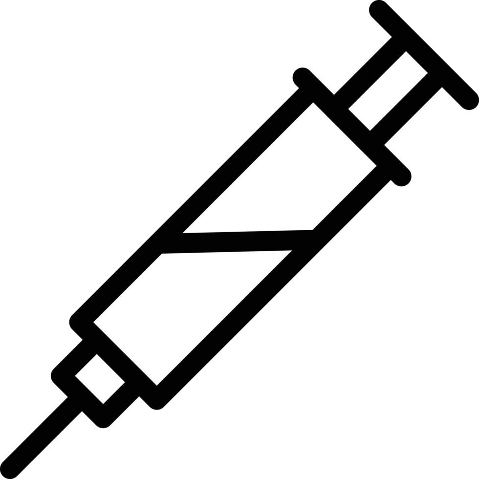 illustration vectorielle d'injection sur un fond. symboles de qualité premium. icônes vectorielles pour le concept et la conception graphique. vecteur