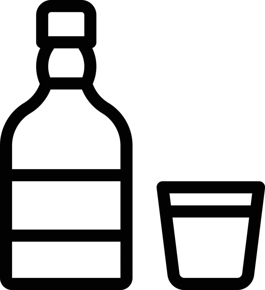 illustration vectorielle d'alcool sur fond.symboles de qualité premium.icônes vectorielles pour le concept et la conception graphique. vecteur