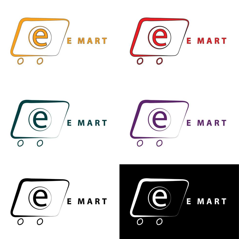 logo de la boutique en ligne vecteur