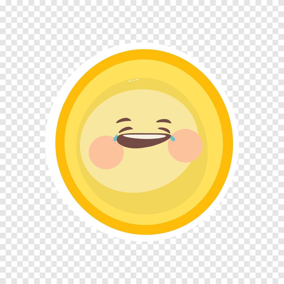 emoji drôle mignon vecteur