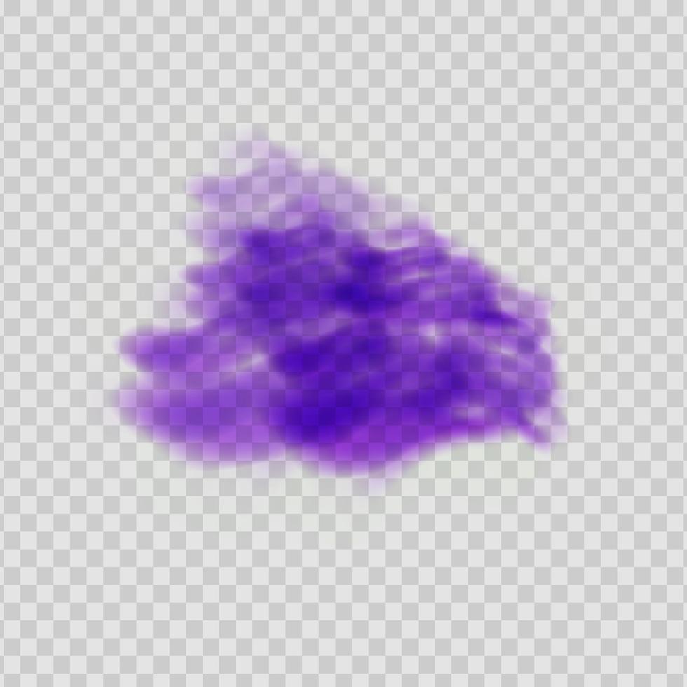 poussière violette ou brouillard. vecteur