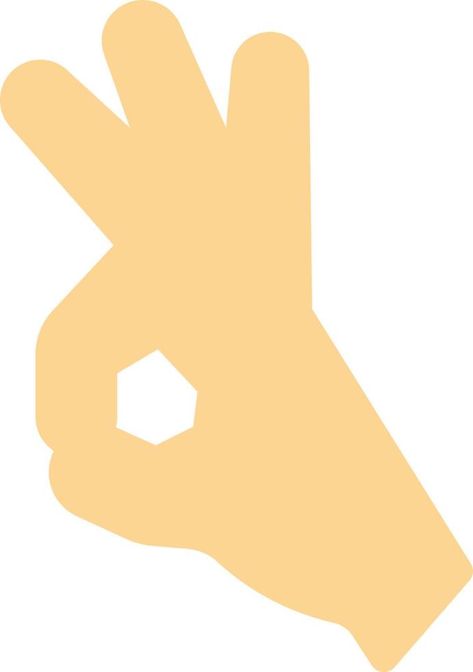 illustration vectorielle de main sur un fond. symboles de qualité premium. icônes vectorielles pour le concept et la conception graphique. vecteur
