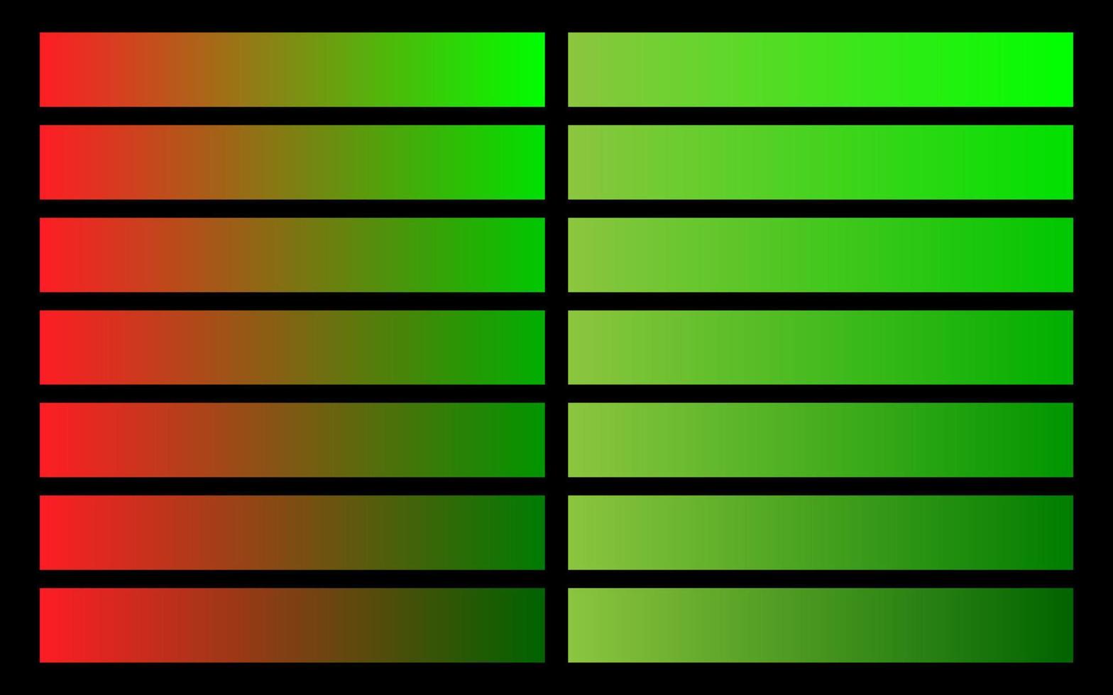 palette de couleurs moderne. couleurs populaires. Charte de couleurs. vecteur eps 10. échantillons de couleurs futuristes dégradés.