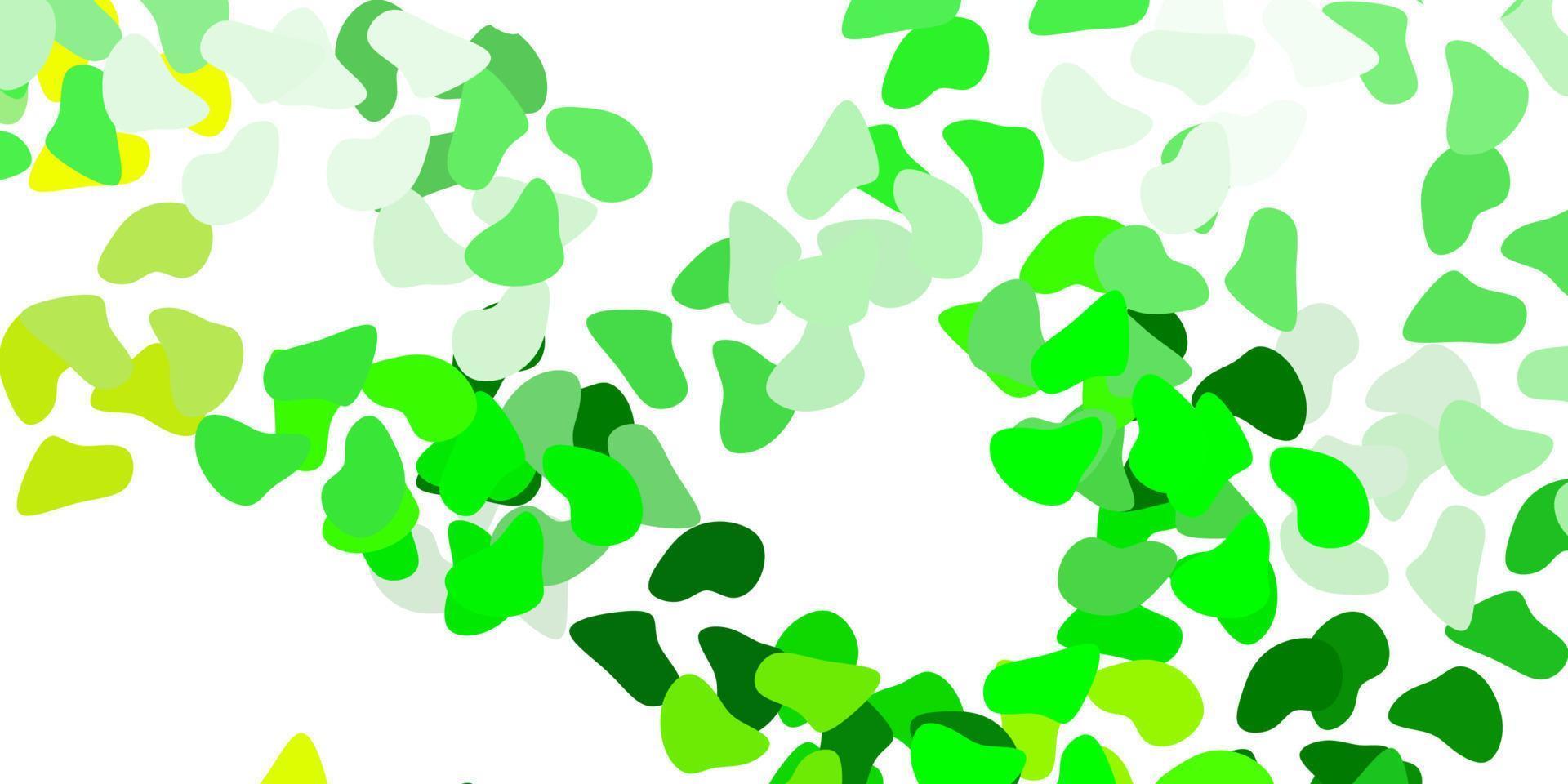 modèle vectoriel bleu clair, vert avec des formes abstraites.