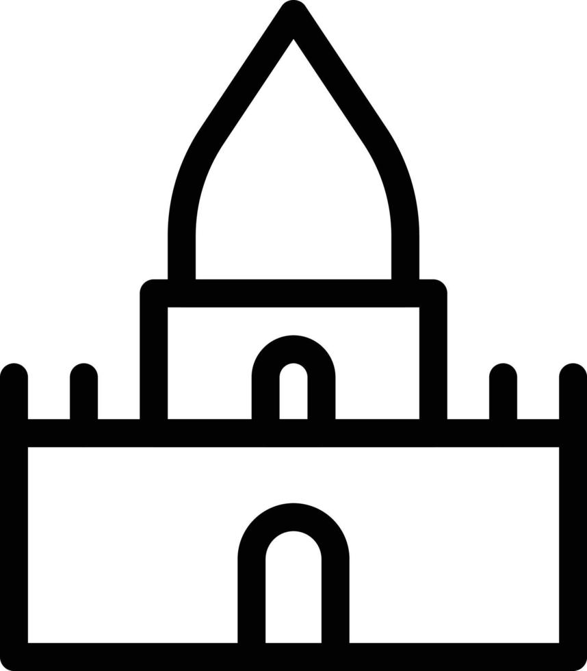 illustration vectorielle du kremlin sur fond. symboles de qualité premium. icônes vectorielles pour le concept et la conception graphique. vecteur
