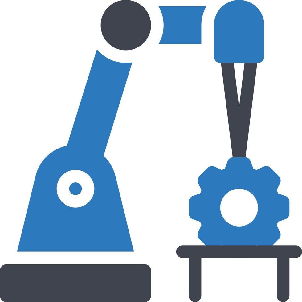 illustration vectorielle robotique sur fond.symboles de qualité premium.icônes vectorielles pour le concept et la conception graphique. vecteur