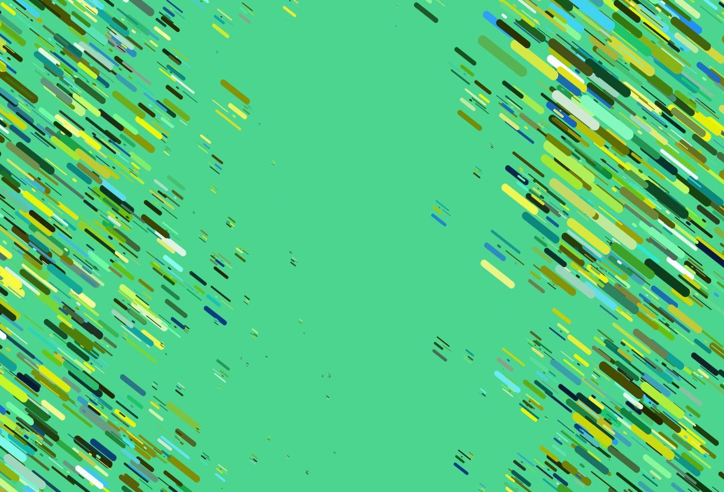 motif vectoriel vert clair et jaune avec des lignes étroites.