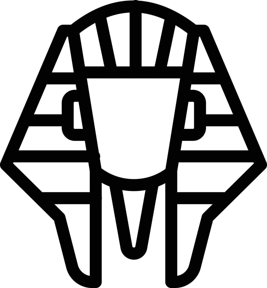 illustration vectorielle pharaon sur fond.symboles de qualité premium.icônes vectorielles pour le concept et la conception graphique. vecteur