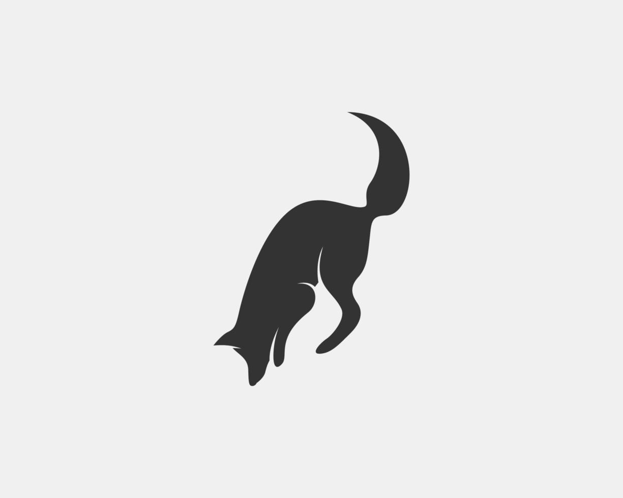 silhouette vecteur de renard