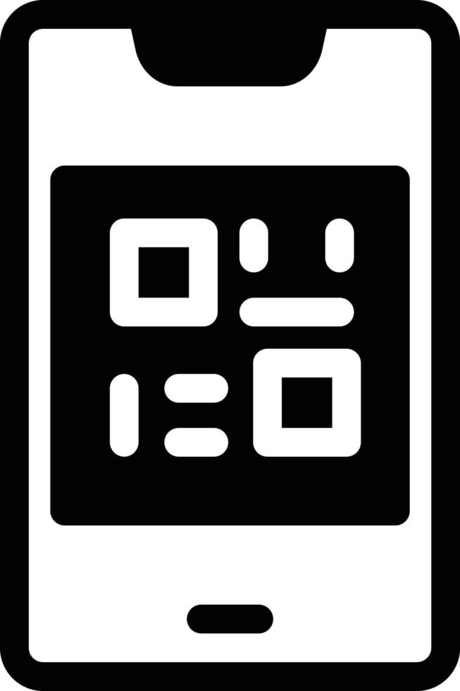 illustration vectorielle de code qr sur un arrière-plan.symboles de qualité premium.icônes vectorielles pour le concept et la conception graphique. vecteur