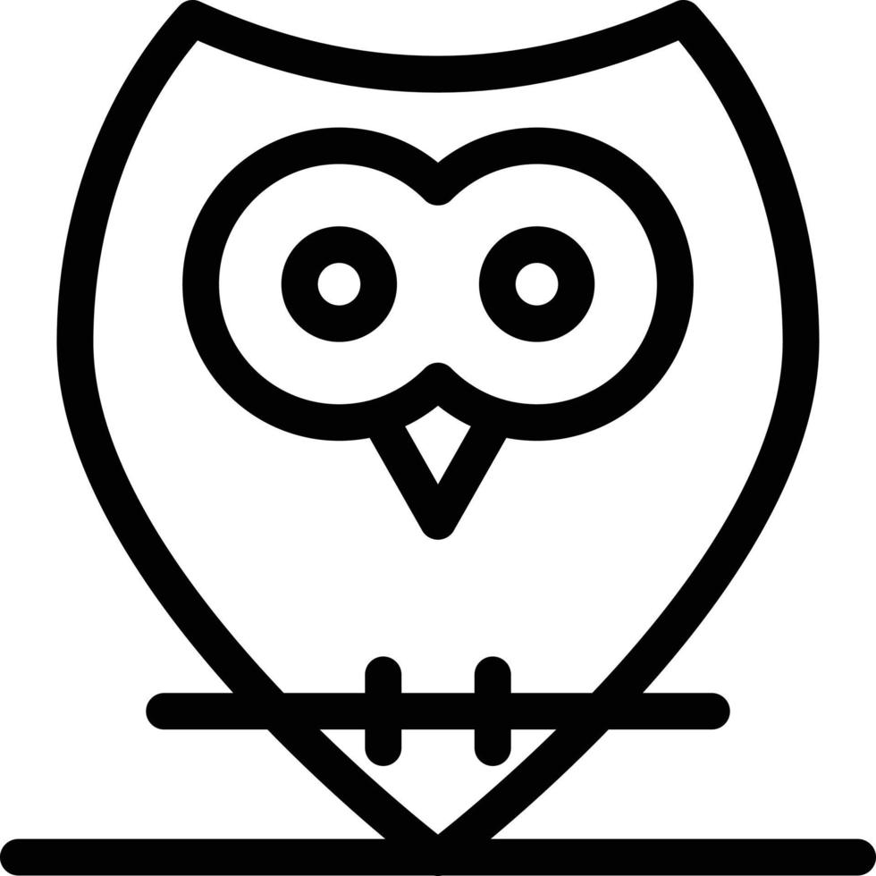 illustration vectorielle de hibou sur fond.symboles de qualité premium.icônes vectorielles pour le concept et la conception graphique. vecteur