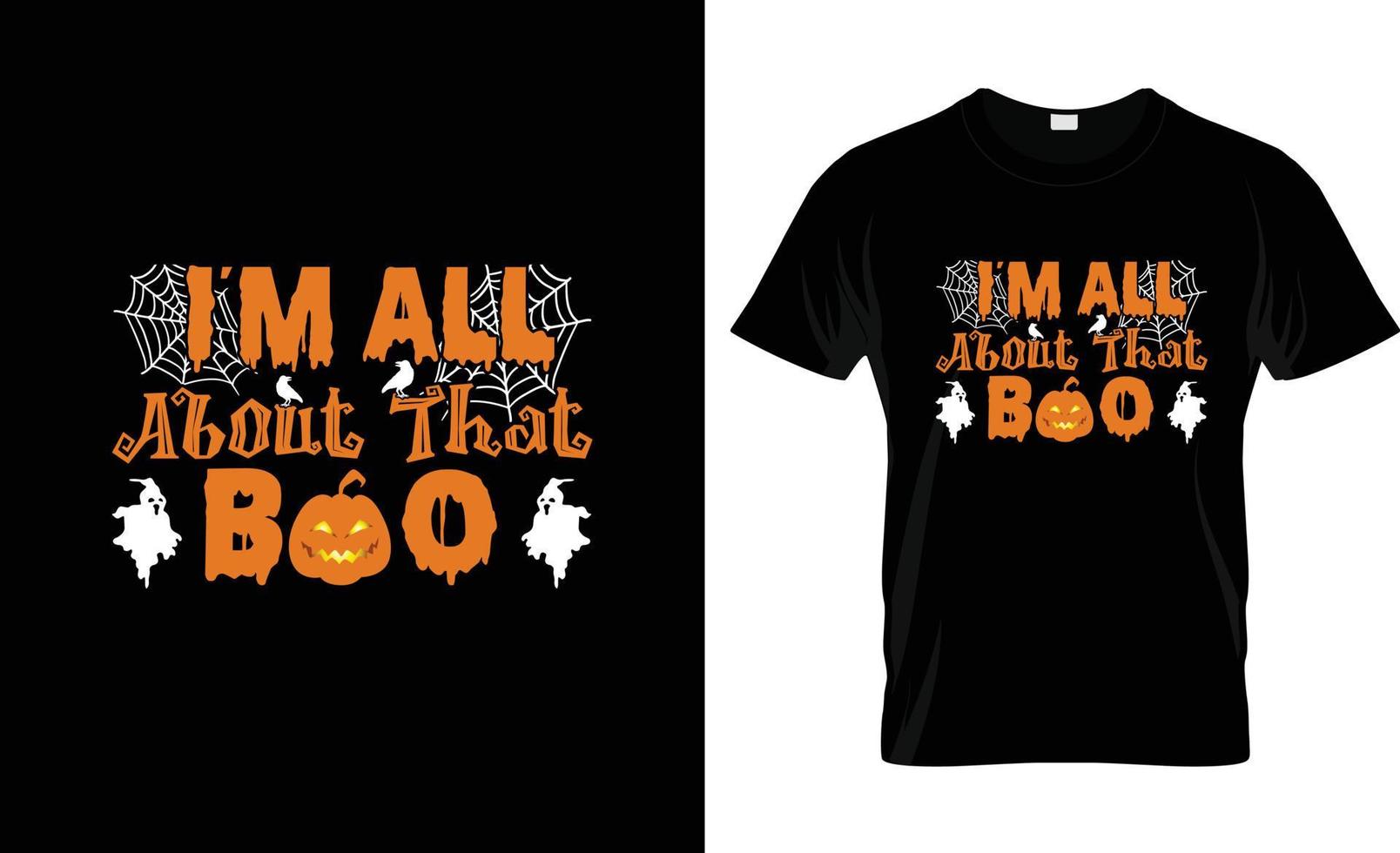 conception de t-shirt d'halloween, slogan de t-shirt d'halloween et conception de vêtements, typographie d'halloween, image vectorielle d'halloween, illustration d'halloween vecteur